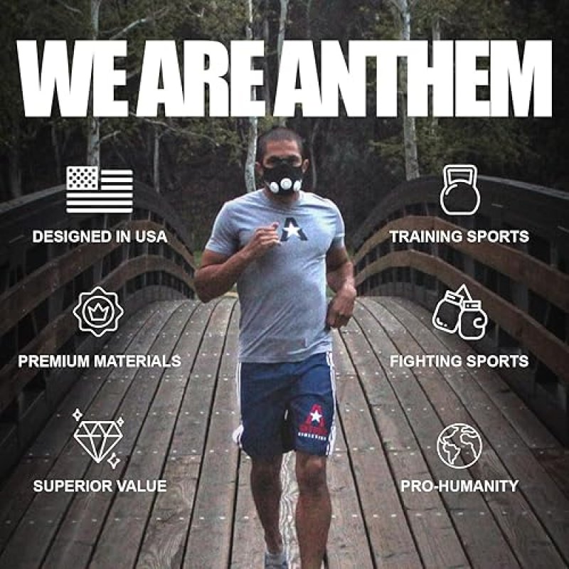 ANTHEM ATHLETICS EVOLFLEX MEN'S WORKOUT SHORTS WITH 5" 7" 9" INSEAM OPTIONS FOR GYM & RUNNING