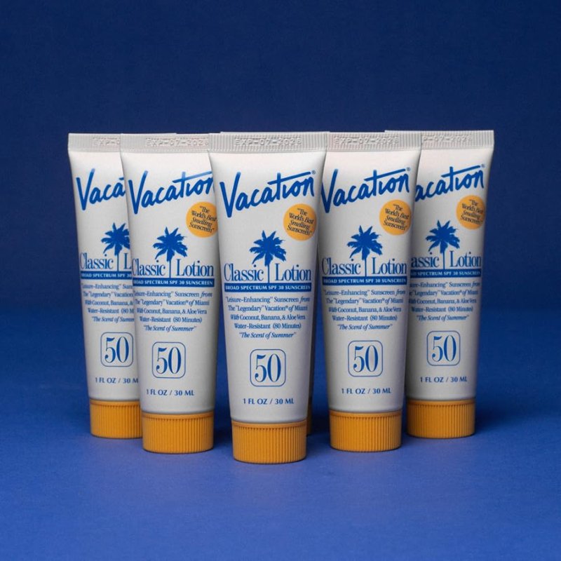 SPF 50 MINI SUNSCREEN LOTION BULK PACK, WATER-RESISTANT, BEACH PARTY FAVORS - TRAVEL SIZE, 1 FL. OZ. (12 PACK)