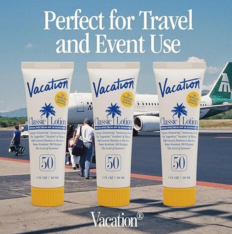 SPF 50 MINI SUNSCREEN LOTION BULK PACK, WATER-RESISTANT, BEACH PARTY FAVORS - TRAVEL SIZE, 1 FL. OZ. (12 PACK)