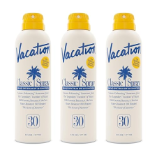 SPF 30 WATER-RESISTANT SUNSCREEN SPRAY, LIGHTWEIGHT, VEGAN, 6 FL. OZ. (PACK OF 3)