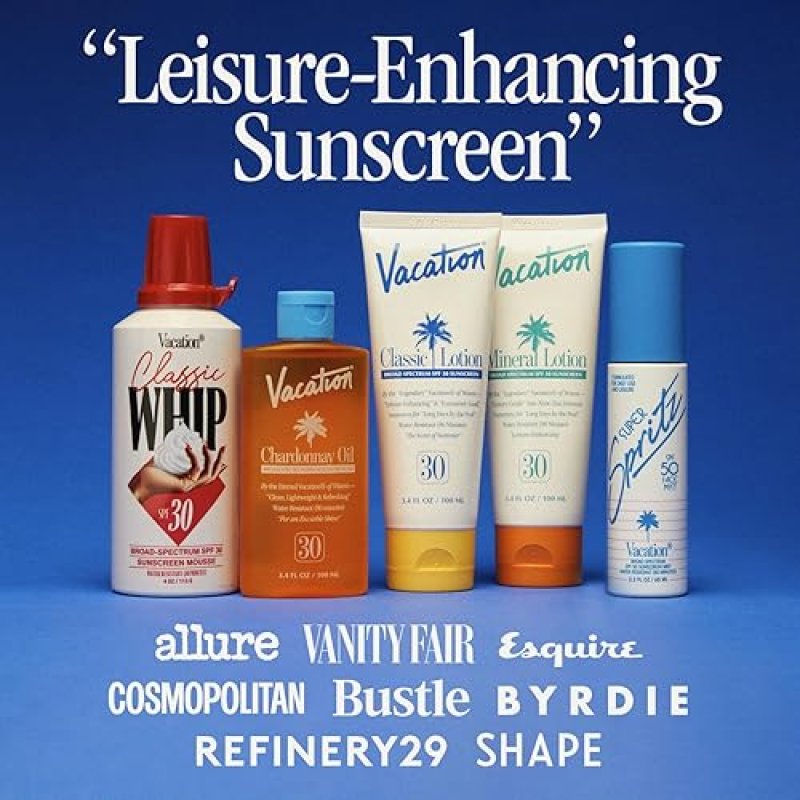VACATION SPF 50 FACE MIST SUNSCREEN SPRAY, WATER-RESISTANT & VEGAN, TRAVEL SIZE - 3 PACK