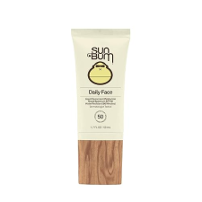 SUN BUM DAILY SPF 50 FACE SUNSCREEN - BROAD SPECTRUM MOISTURIZING FACIAL LOTION WITH VITAMIN E - VEGAN, HAWAII COMPLIANT - TRAVEL SIZE 1.7 OZ