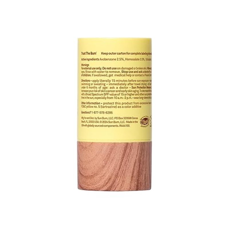 SUN BUM SPF 40 FACE & BODY SUNSCREEN STICK - WATER-RESISTANT, BROAD SPECTRUM - HAWAII COMPLIANT - 0.7 OZ