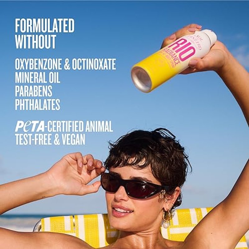 SOL DE JANEIRO RIO RADIANCE SPF 50 BODY SPRAY WITH NIACINAMIDE AND ANTIOXIDANTS FOR SHEER UV PROTECTION