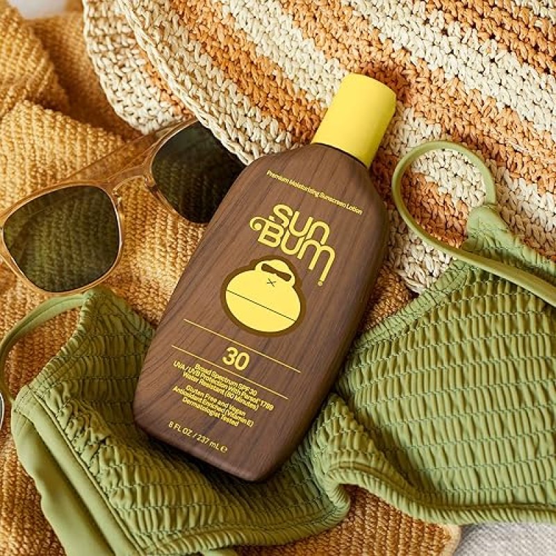 SUN BUM SPF 30 BODY LOTION WITH VITAMIN E - BROAD SPECTRUM MOISTURIZING SUNSCREEN - 8 OZ