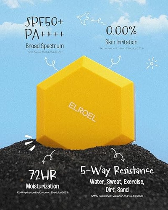 PANG PANG BIG SUN CUSHION PLUS SPF50+ PA++++ KOREAN SUNSCREEN - HYPOALLERGENIC LIGHTWEIGHT FACE & BODY SUN CREAM