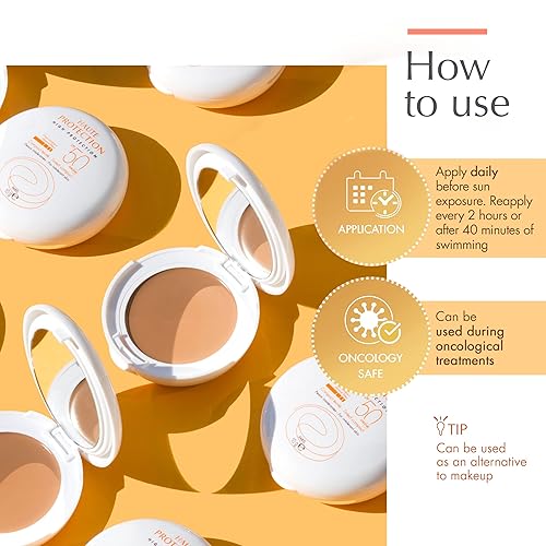 EAU THERMALE AVèNE HIGH PROTECTION TINTED COMPACT MINERAL SUNSCREEN SPF 50+ 0.35 OZ