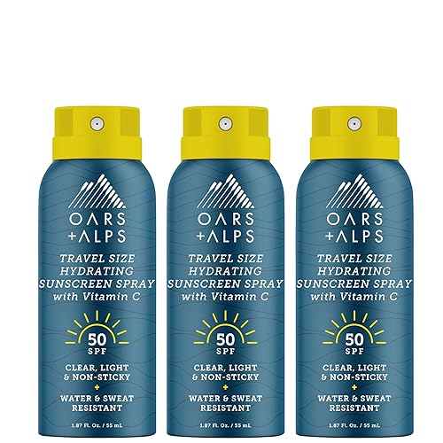 OARS + ALPS SPF 50 TRAVEL SIZE SPRAY 3-PACK - SUN PROTECTION