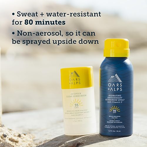 OARS + ALPS SPF 50 TRAVEL SIZE SPRAY 3-PACK - SUN PROTECTION