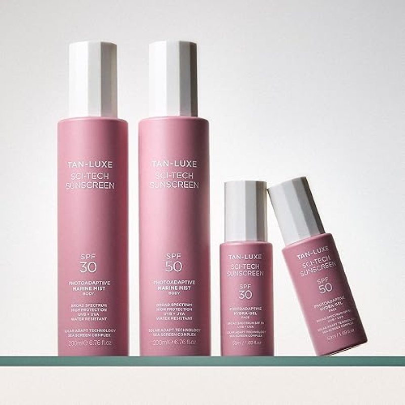TAN-LUXE PHOTOADAPTIVE MARINE SPF 30 BODY MIST SUNSCREEN - BROAD SPECTRUM UV PROTECTION - HYDRATING & MOISTURIZING - DERMATOLOGIST TESTED