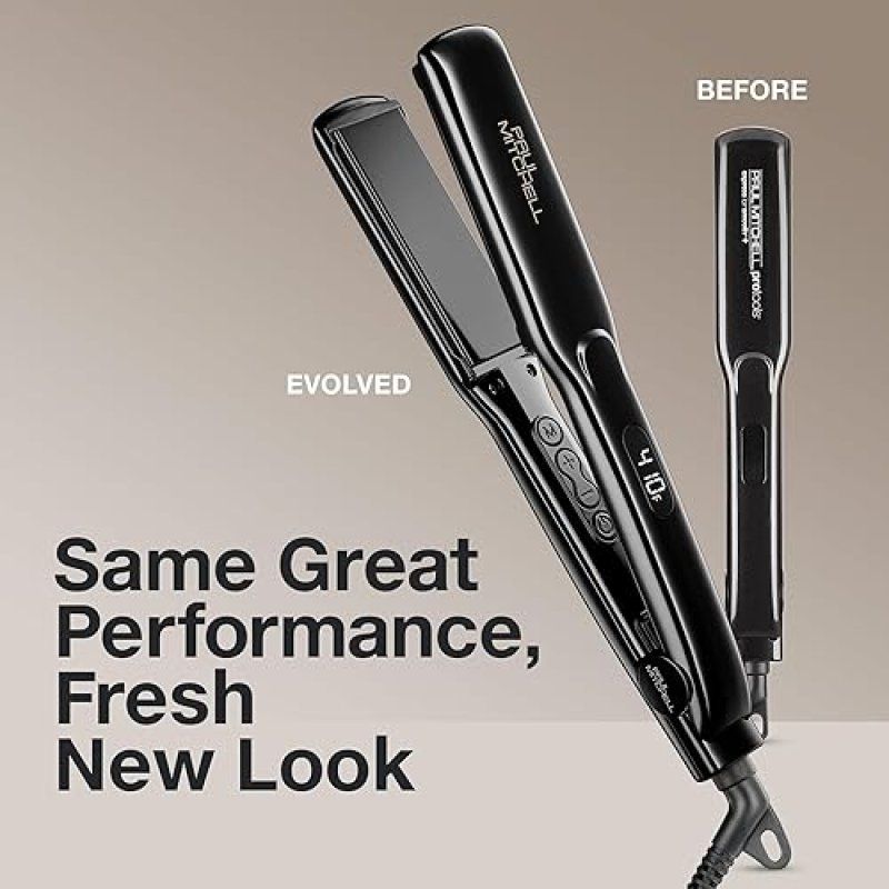 JOHN PAUL MITCHELL PRO TOOLS EXPRESS ION SMOOTH FLAT IRON - ADJUSTABLE HEAT FOR SMOOTHING HAIR
