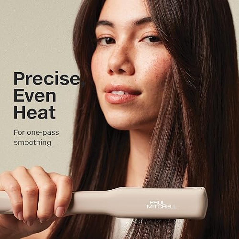 JOHN PAUL MITCHELL PRO TOOLS EXPRESS ION SMOOTH FLAT IRON - ADJUSTABLE HEAT FOR SMOOTHING HAIR