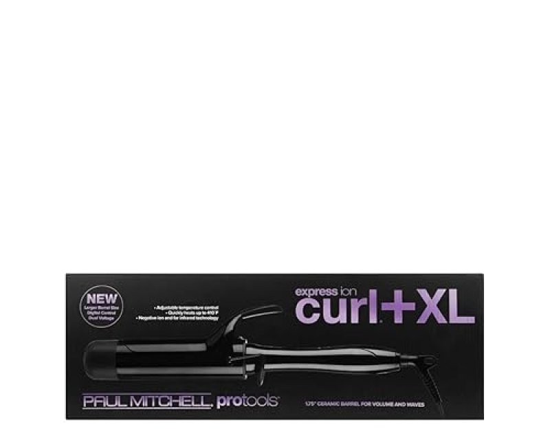 JOHN PAUL MITCHELL NEURO SMOOTH+ 1.75" CERAMIC STYLING IRON, TRAVEL FLAT IRON, DUAL VOLTAGE, EXTRA-WIDE PLATE'