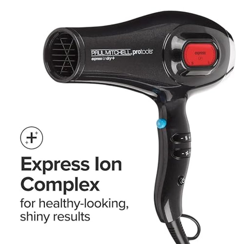 JOHN PAUL MITCHELL EXPRESS ION DRY+ HAIR DRYER - DIGITAL IONIC, SALON BLOWOUTS, VARIABLE SETTINGS