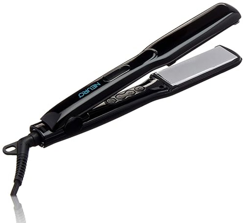 JOHN PAUL MITCHELL NEURO SMOOTH TITANIUM FLAT IRON - ADJUSTABLE HEAT SETTINGS FOR ADVANCED SMOOTHING