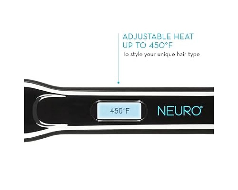 JOHN PAUL MITCHELL NEURO SMOOTH TITANIUM FLAT IRON - ADJUSTABLE HEAT SETTINGS FOR ADVANCED SMOOTHING