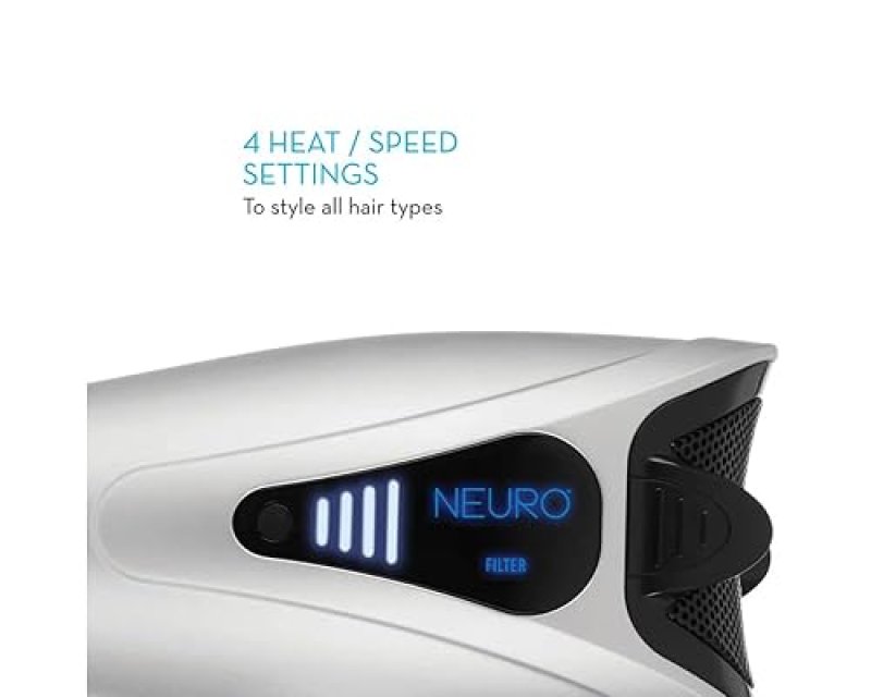 JOHN PAUL MITCHELL NEURO LIGHT TOURMALINE HAIR DRYER WITH MULTIPLE SETTINGS