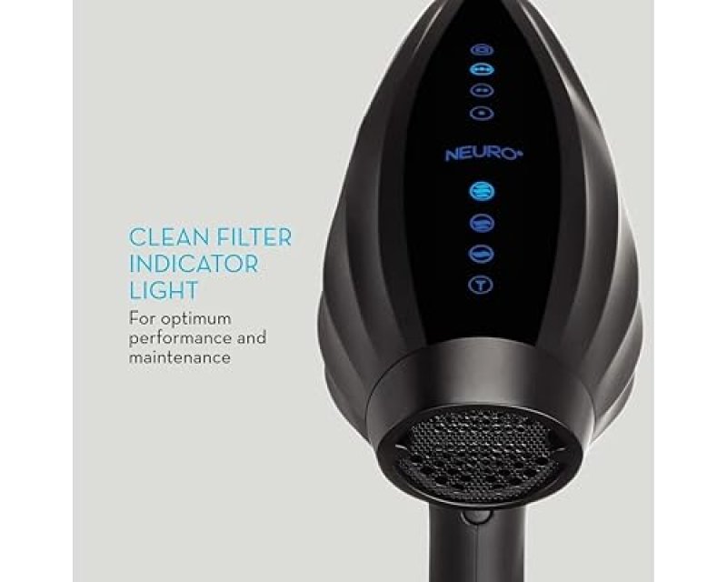 JOHN PAUL MITCHELL NEURO HALO TOURMALINE HAIR DRYER WITH TOUCH-SCREEN, MULTIPLE SETTINGS & COOL SHOT