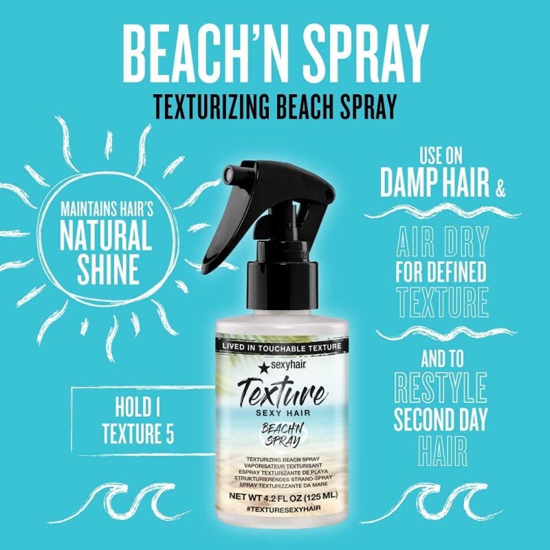 SEXYHAIR BEACH'N SPRAY TEXTURIZING BEACH SPRAY 4.2OZ - TEXTURE & VOLUME BOOST