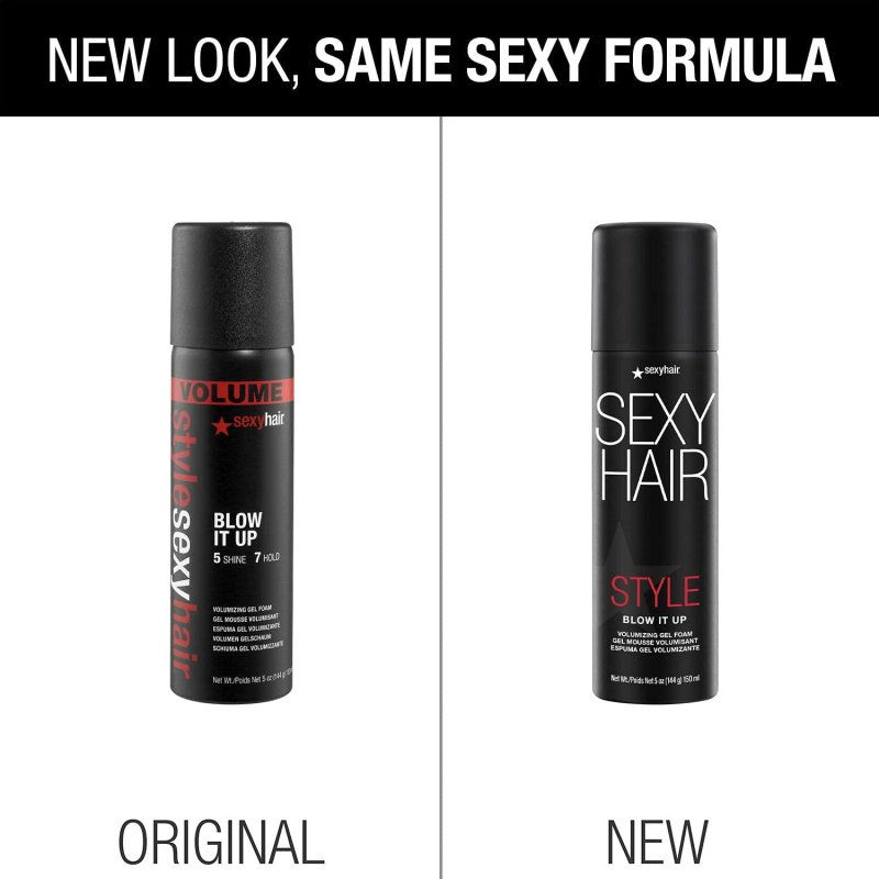 SEXYHAIR BLOW IT UP VOLUMIZING GEL FOAM 5 OZ - STYLE BOOST