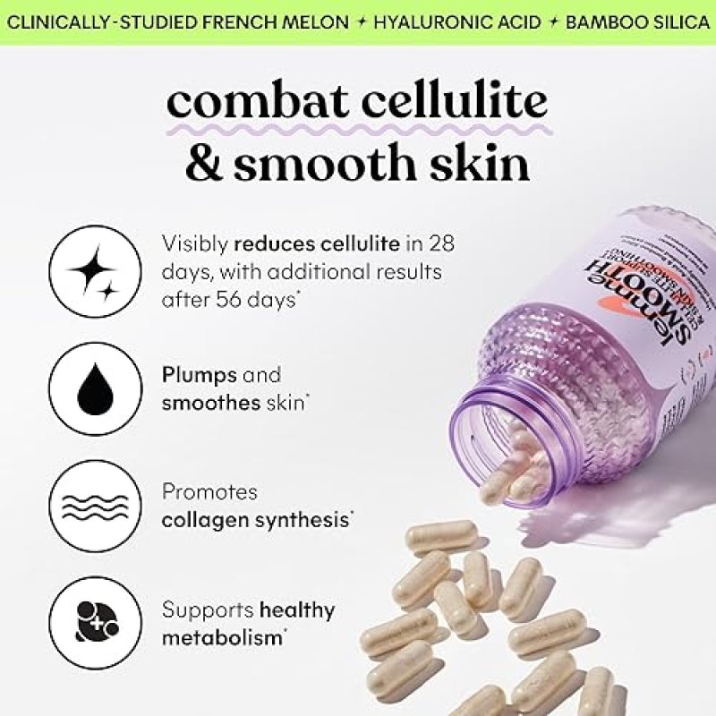 LEMME DEBLOAT & SMOOTHEN BUNDLE: PREBIOTIC, PROBIOTIC & ENZYME CAPSULES FOR BLOATING & CELLULITE RELIEF