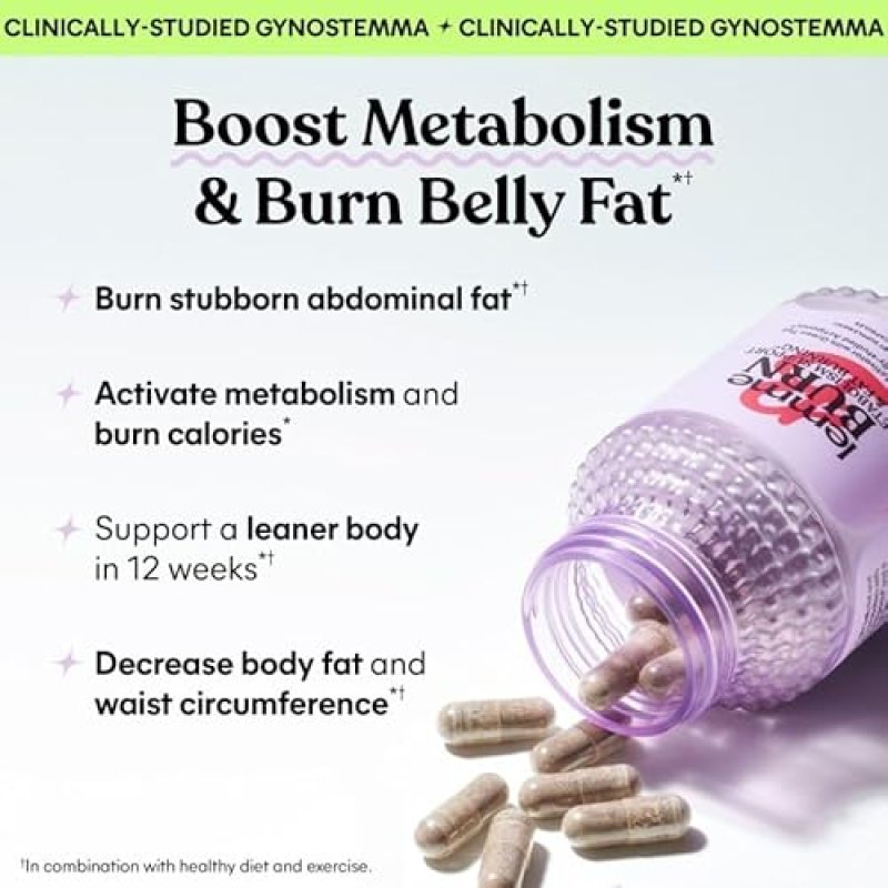 LEMME FAT BURNING & DEBLOAT CAPSULE BUNDLE - METABOLISM BOOST + BLOATING RELIEF - PROBIOTICS & PREBIOTICS - 60 CT.