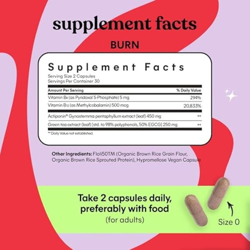 LEMME FAT BURNING & DEBLOAT CAPSULE BUNDLE - METABOLISM BOOST + BLOATING RELIEF - PROBIOTICS & PREBIOTICS - 60 CT.