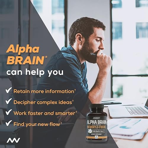 ONNIT ALPHA BRAIN NOOTROPIC SUPPLEMENT FOR MEMORY & CLARITY (30 CAPSULES)