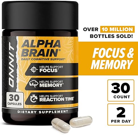 ONNIT ALPHA BRAIN NOOTROPIC SUPPLEMENT FOR MEMORY & CLARITY (30 CAPSULES)