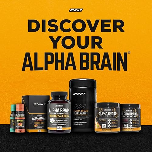 ONNIT ALPHA BRAIN NOOTROPIC SUPPLEMENT FOR MEMORY & CLARITY (30 CAPSULES)