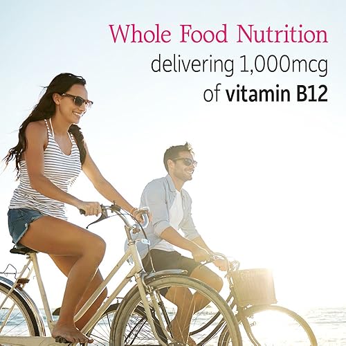 GARDEN OF LIFE B12 CAPSULES - VEGAN WHOLE FOOD B-12 FOR ENERGY - 1,000MCG METHYLCOBALAMIN - PROBIOTICS & ENZYMES - GLUTEN