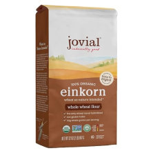 JOVIAL ORGANIC EINKORN WHOLE WHEAT FLOUR - HIGH PROTEIN, NON-GMO, 32 OZ (2 PACK)