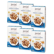 JOVIAL ORGANIC EINKORN CHECKERBOARD COOKIES: HIGH PROTEIN, FAIR TRADE, ALL NATURAL, LOW CARB - 8.8 OZ, PACK OF 6