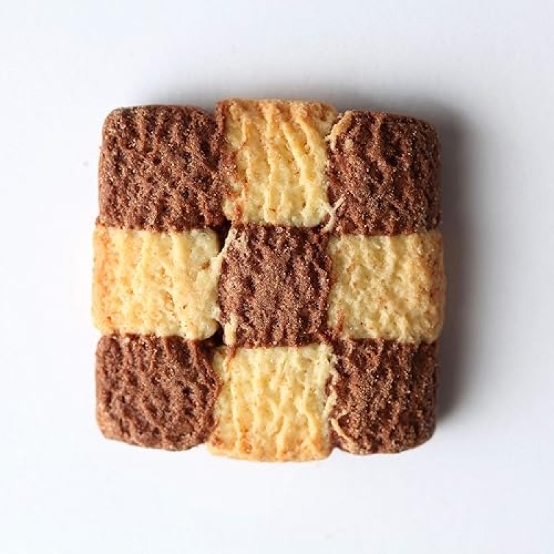 JOVIAL ORGANIC EINKORN CHECKERBOARD COOKIES: HIGH PROTEIN, FAIR TRADE, ALL NATURAL, LOW CARB - 8.8 OZ, PACK OF 6