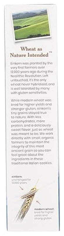 JOVIAL ORGANIC EINKORN CHECKERBOARD COOKIES - HIGH PROTEIN, FAIR TRADE, ALL-NATURAL, LOW CARB/SUGAR - 8.8 OZ