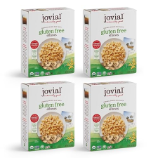 JOVIAL ORGANIC BROWN RICE PASTA ELBOWS - GLUTEN & DAIRY FREE, WHOLE GRAIN, MADE IN ITALY - 12 OZ, 4 PACK