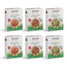 JOVIAL ORGANIC GLUTEN-FREE WHOLE GRAIN BROWN RICE PASTA VARIETY PACK - MADE IN ITALY - 12 OZ, 6 PACK