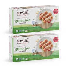 JOVIAL ORGANIC GLUTEN-FREE BROWN RICE MANICOTTI PASTA - WHOLE GRAIN ITALIAN PASTA - 14 OZ