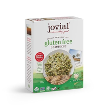 JOVIAL ORGANIC WHOLE GRAIN BROWN RICE CASERECCE PASTA - GLUTEN-FREE, DAIRY-FREE, ITALIAN-MADE - 12 OZ (12 PACK)