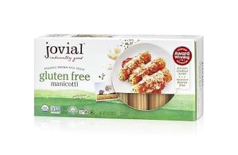JOVIAL ORGANIC GLUTEN-FREE BROWN RICE MANICOTTI PASTA, 12 OZ.