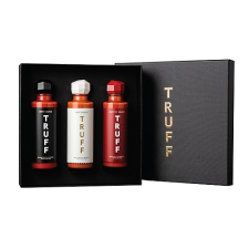 TRUFF HOT SAUCE VARIETY PACK - ORIGINAL, HOTTER, AND LIMITED WHITE EDITION WITH TRUFFLE - 3-BOTTLE BUNDLE (6OZ EACH)