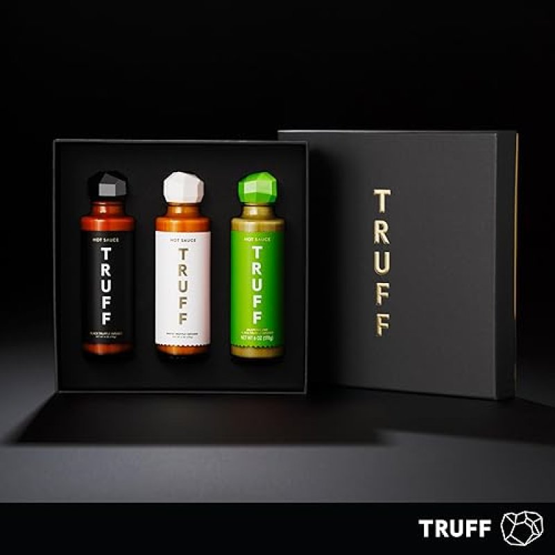 TRUFF JALAPEñO LIME VARIETY PACK - GOURMET HOT SAUCE SET WITH WHITE TRUFFLE FLAVOR - 3 BOTTLES (6 OZ)"