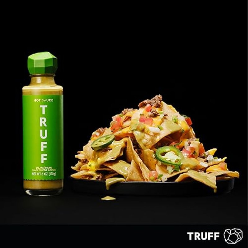 TRUFF JALAPEñO LIME VARIETY PACK - GOURMET HOT SAUCE SET WITH WHITE TRUFFLE FLAVOR - 3 BOTTLES (6 OZ)"