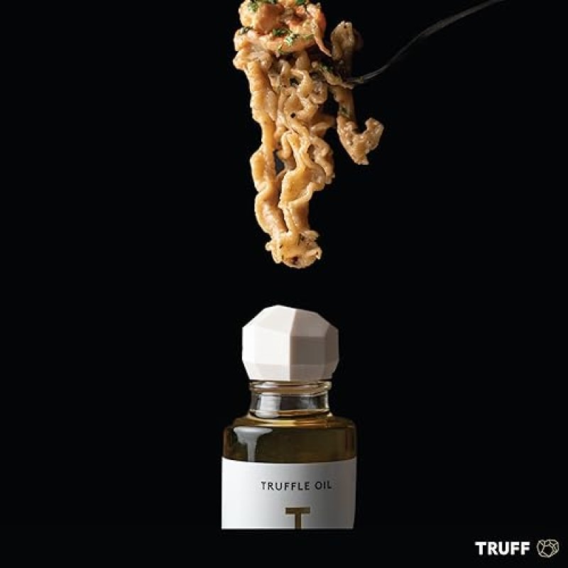TRUFF WHITE TRUFFLE OIL - GOURMET INFUSED OLIVE OIL FOR DRESSING, SEASONING, OR DRIZZLING - NON-GMO, GLUTEN-FREE - 5.6 FL.OZ