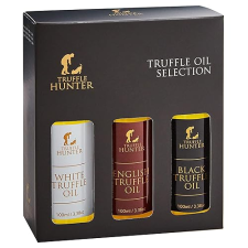 TRUFFLE HUNTER ENGLISH BLACK & WHITE TRUFFLE OIL SET - 3.38 OZ X 3