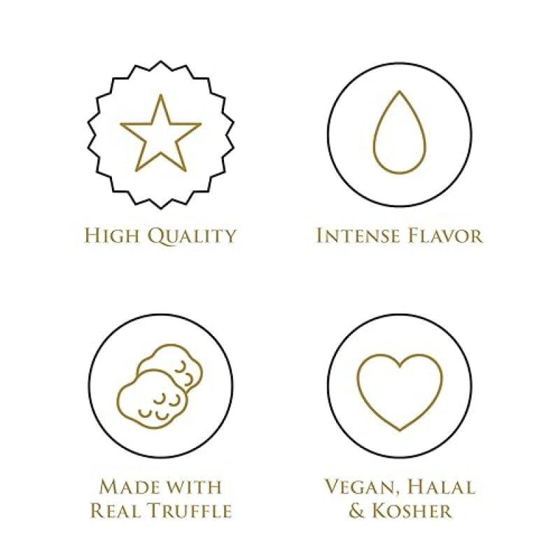 TRUFFLEHUNTER PREMIUM BLACK & WHITE TRUFFLE OIL SET - 8.45 OZ X2