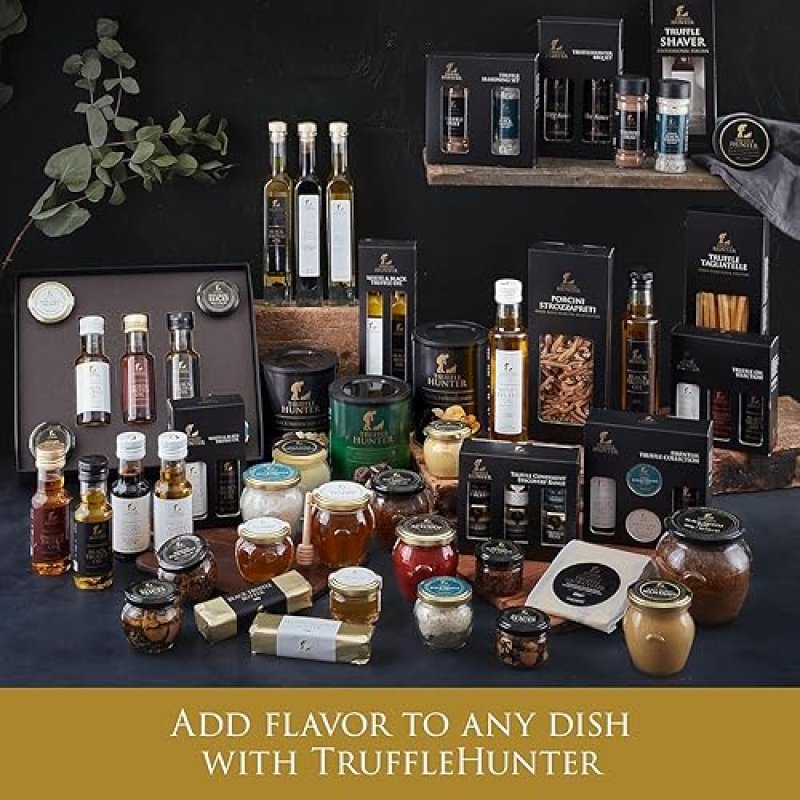 TRUFFLEHUNTER PREMIUM BLACK & WHITE TRUFFLE OIL SET - 8.45 OZ X2