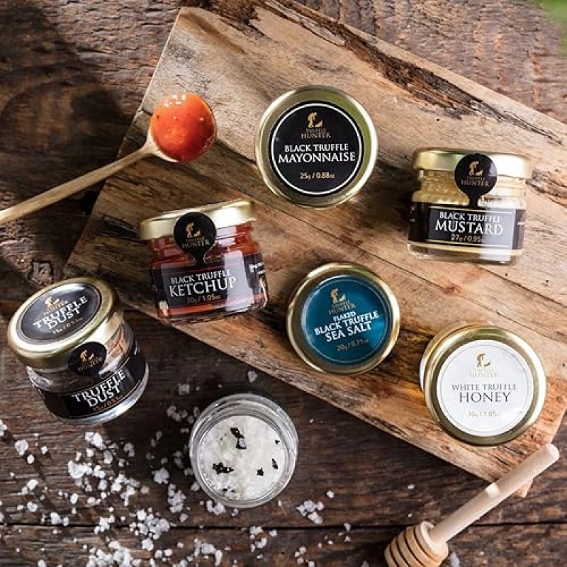 TRUFFLEHUNTER TRUFFLE CONDIMENT DISCOVERY GIFT SET - 0.7 OZ X6