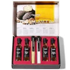 TRUFFLE  SALT & OLIVE OIL GIFT SET WITH REAL TRUFFLES - SET OF 6