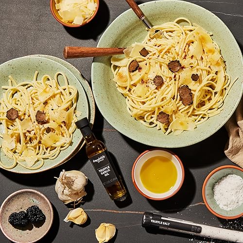 TRUFFLE  SALT & OLIVE OIL GIFT SET WITH REAL TRUFFLES - SET OF 6
